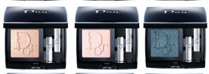 Dior Spring 2013 Mono Eyeshadow Collection & DiorShow Products - Новинки весны 2013 от Диор: обновленная коллекция одноцветных теней, новые продукты из серии ДиорШоу. Промо и свотчи