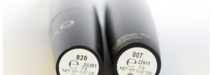 Заботливые сливочные помадки Kiko Ultra Glossy Stylo SPF 15, оттенки 807 и 820