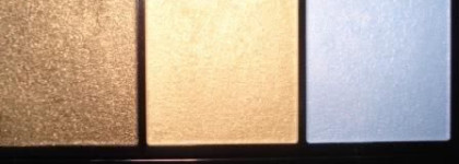 Голубые тени? Да! Shiseido Luminizing Satin Eye Color Trio - Opera