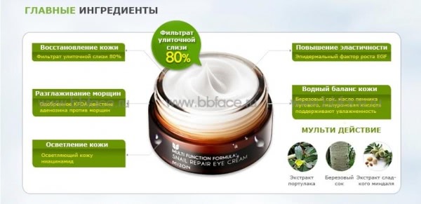 Три улитки от Mizon