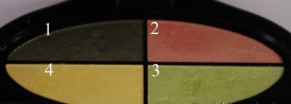 Медаль за бледность. Shiseido Silky Eye Shadow Quad  Q3 vs. Guerlain 404 Paradis Exotique