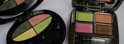 Медаль за бледность. Shiseido Silky Eye Shadow Quad  Q3 vs. Guerlain 404 Paradis Exotique
