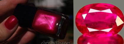Chanel Le Vernis Nail Colour 587 Rouge Carat. Рубиновый красный
