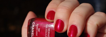 Chanel Le Vernis Nail Colour 587 Rouge Carat. Рубиновый красный