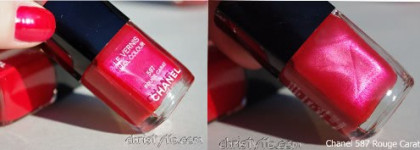 Chanel Le Vernis Nail Colour 587 Rouge Carat. Рубиновый красный