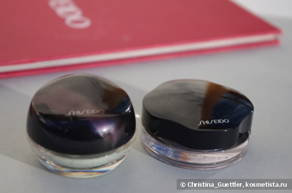 Кремовые тени с мерцающим эффектом Shiseido Shimmering Eye Color:  WT 901 Mist, OR 313 Sunshower (LE), PK 214 Pale Shell (LE)