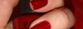 Благородный красный OPI  Got the Blues for red NL W52