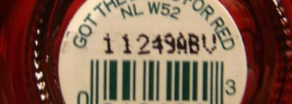 Благородный красный OPI  Got the Blues for red NL W52