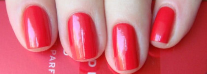 OPI Red my fortune cookie NL H42 и его сравнение с моим семейством коралловых