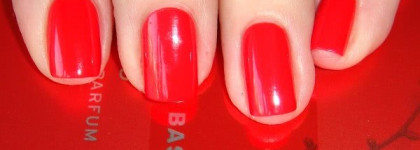 OPI Red my fortune cookie NL H42 и его сравнение с моим семейством коралловых