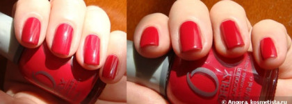 Ягодные -  Orly Nail Lacquer Soul Mate 40421 & OPI Nail Lacquer Chik Flick Cherry NL HO2