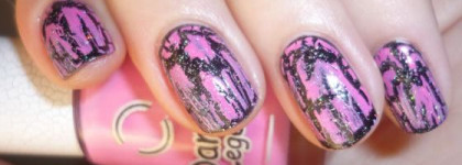 Эффект кракелюра. Лак для ногтей "Dance Legend" №  661