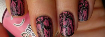 Эффект кракелюра. Лак для ногтей "Dance Legend" №  661