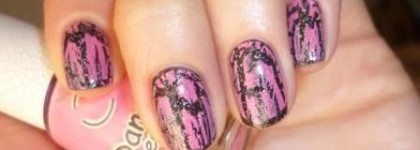 Эффект кракелюра. Лак для ногтей "Dance Legend" №  661