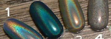 Голографическая и блестящая составляющая моей лаколлекции