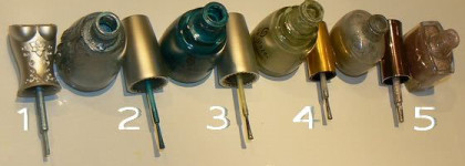 Голографическая и блестящая составляющая моей лаколлекции