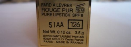 YSL Fard A Levres Rouge Pur Pure Lipstick. Оттенок 126