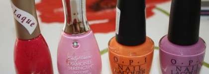 Лаки для ногтей в моей косметичке!