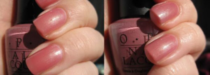 Пыльно-розовый Блеск Шанхая или Opi "Shanghai Simmer"  nl f01