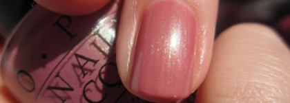 Пыльно-розовый Блеск Шанхая или Opi "Shanghai Simmer"  nl f01