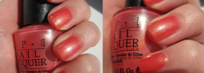 Красный красному - рознь..... или красная часть моей лаковой коллекции OPI