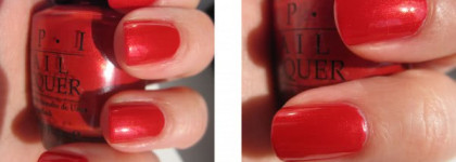 Красный красному - рознь..... или красная часть моей лаковой коллекции OPI