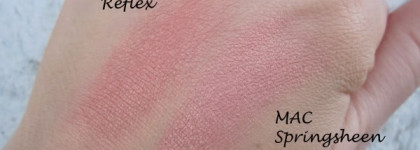 Коралловое  сияние с румянами Mac  Springsheen  sheertone shimmer blush