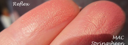 Коралловое  сияние с румянами Mac  Springsheen  sheertone shimmer blush