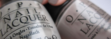 OPI "Berlin there done that" nl g13; OPI "French quarter for your thoughts" nl t26