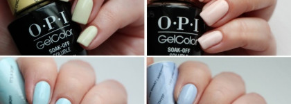 Когда хочется спокойствия  - оттенки из коллекции OPI Soft Shades Pastel