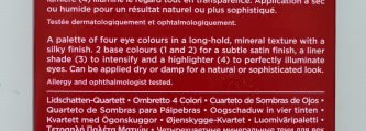 Clarins Ombre Minerale 4 Couleurs. 4-цветные минеральные тени в оттенке 03 Rosewood (Розовое дерево)