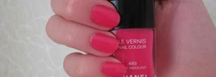 И снова розовый или лак Chanel Le Vernis № 547 Pulsion из рождественской коллекции Chanel Les Tentations de Chanel Holiday 2010 Collection