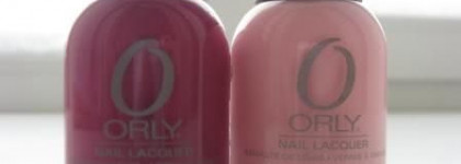 Сладкая парочка Orly nail lacquer № 40724-  Pure Petunia  и Orly nail lacquer № 40008 Lift the veil или Orly в сибирской глуши