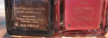 Обновленные лаки Dior Vernis № 483 Rose Kimono и № 886 Violet nouveau Monde