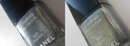 Такая разная осень с Chanel le vernis #08 Pirate, #529 Graphite, Dior vernis #607 Blue Denim