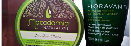 Macadamia natural oil deep repair masque revitalizing hair reconstructor for dry, damager hair; Rene Furterer Fioravanti Shine Enhancing Detangling Cream Rinse