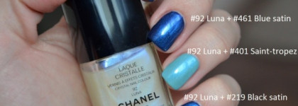 Chanel le vernis Luna, Mercure, Tapage, Charivari