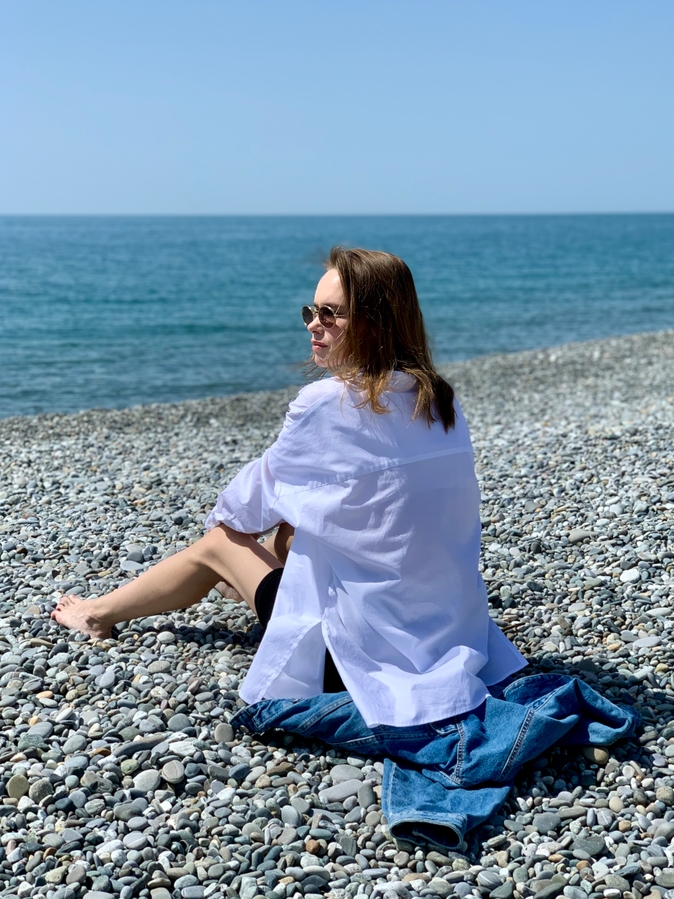 Пляж в послелке Лоо, ул.Лучезарная