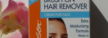 Крем для удаления волос на лице с кисточкой-аппликатором Brush -on hair remover creme for face от Sally Hansen