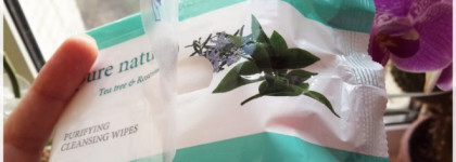 Очищающие салфетки для лица "Чайное дерево и розмарин" Oriflame Pure nature tea tree rosemary purifying cleansing wipes