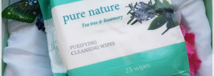 Очищающие салфетки для лица "Чайное дерево и розмарин" Oriflame Pure nature tea tree rosemary purifying cleansing wipes