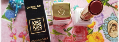 Увлажняющая и придающая объем помада-бальзам Guerlain Kiss Kiss Roselip Hydrating & Plumping Tinted Lip Balm