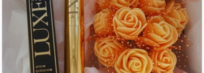 Avon Luxe shine brilliance lipstick # sequins pink/блестящий розовый