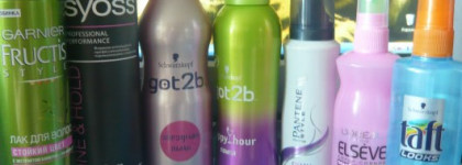 Средства для укладки волос в моей косметичке