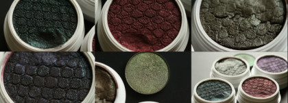 Colourpop Super Shock Shadow: Porter, Partridge, Shameless, Bae; Pressed Powder Sideline