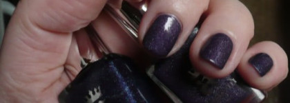 Двухцветный маникюр A-England: Tristam и Lady of Lake