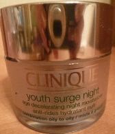 Clinique youth surge night отзывы для жирной кожи
