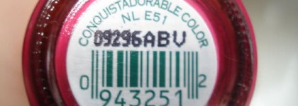 OPI Conquistadorable Color NL E51 - лак цвета испанской страсти