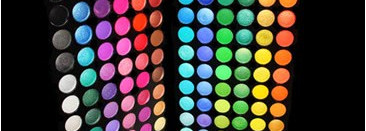 Палетка теней 120 цветов Manly - свотчи