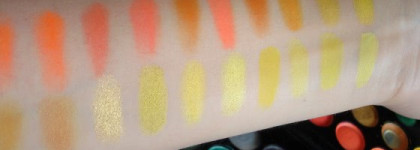 Палетка теней 120 цветов Manly - свотчи